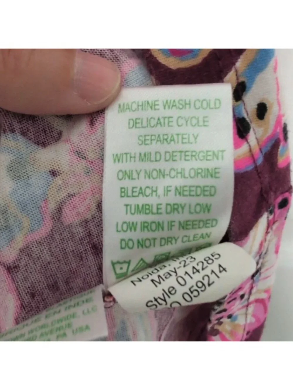 Lilly Pulitzer Floral Mini Jilly Sleeved Midi Dress Girls Size Large Purple Cott